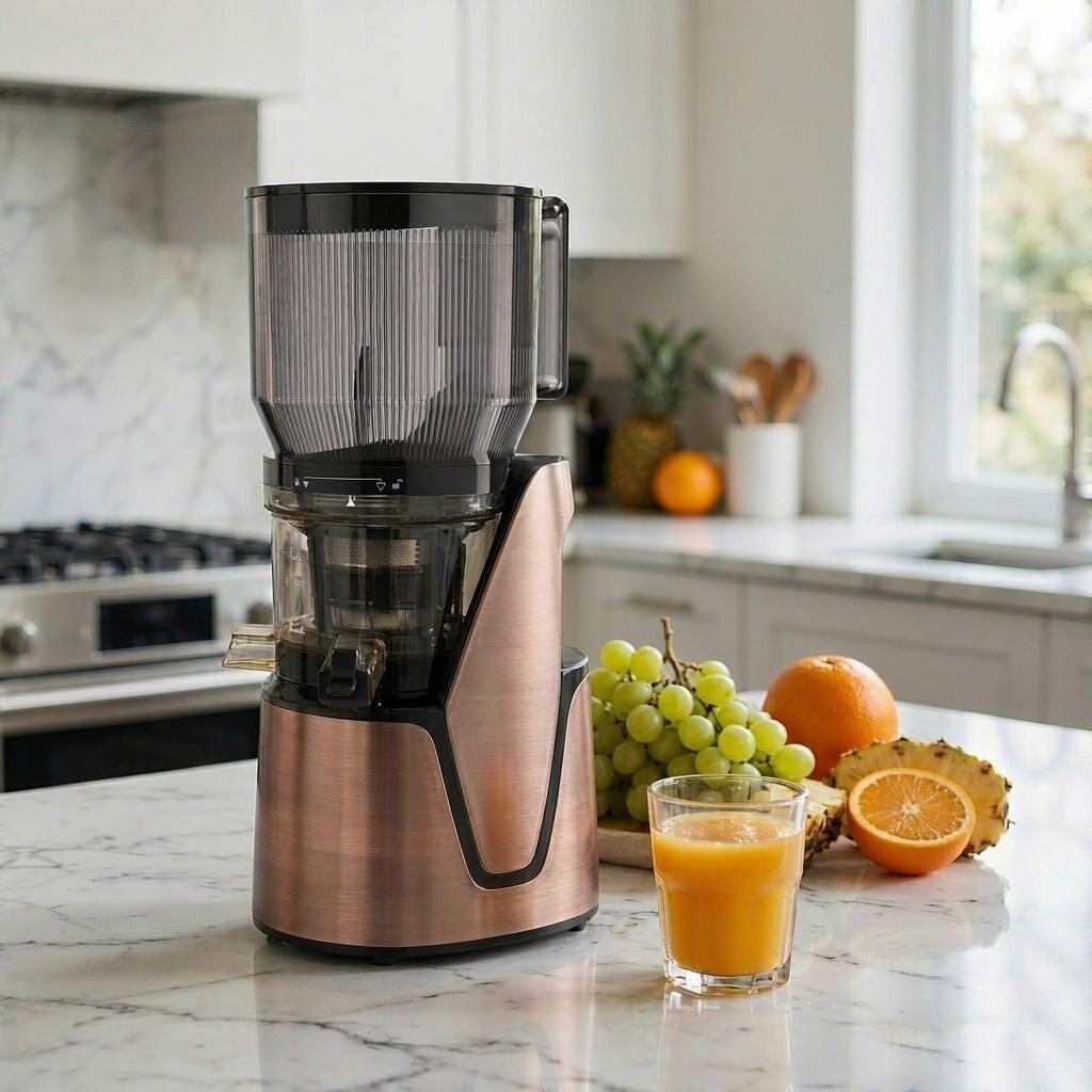 PB-018 PRO Pro series slow juicer — copper colorway