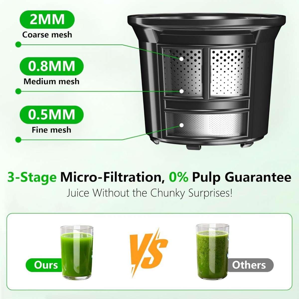Pro Show Pro series slow juicer — product view 02